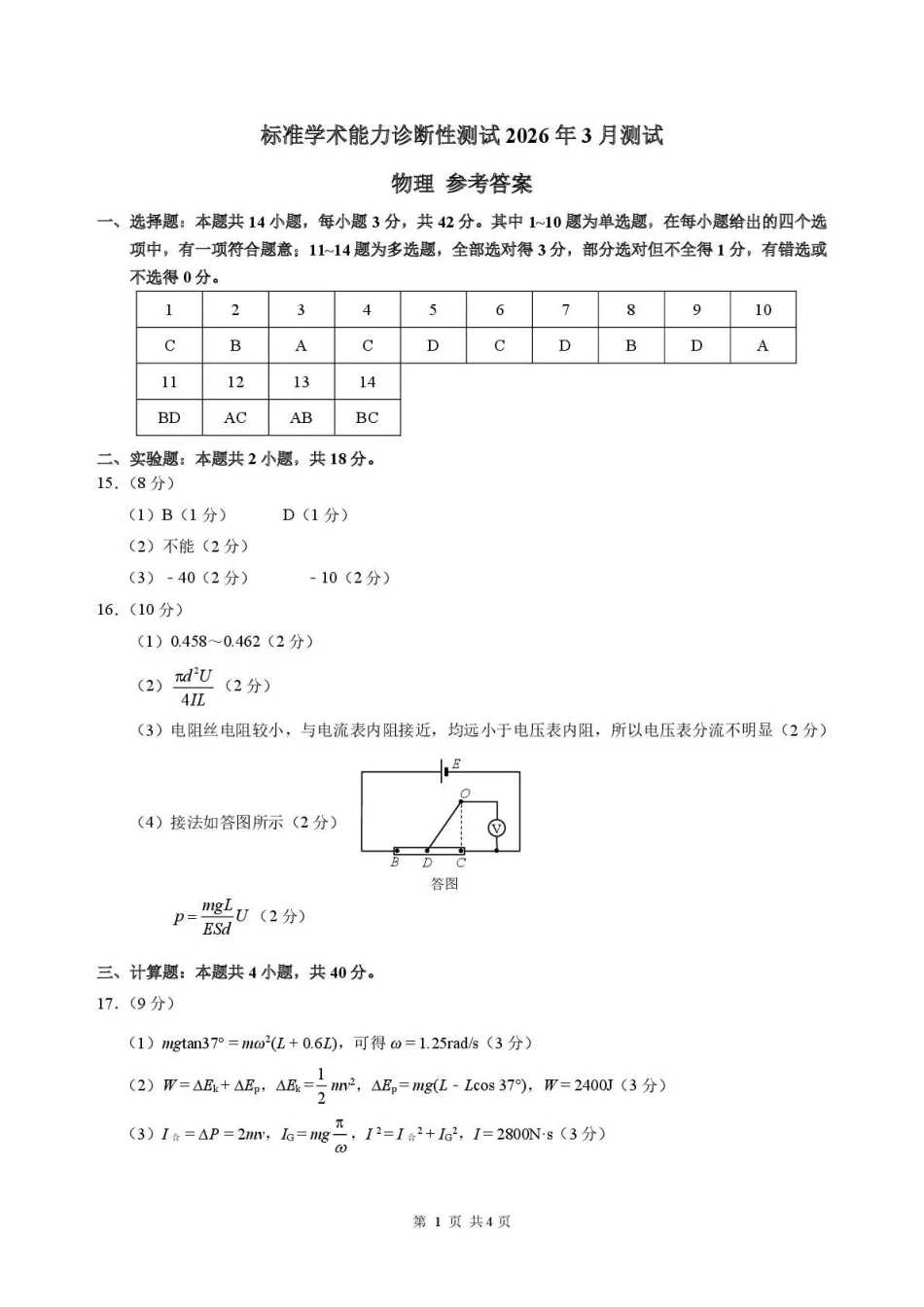 物理【THUSSAT】【CSSAT】清华大学THUSSAT标准学术能力诊断性测试2026年3月测试（3.26-3.27）(1).pdf_第1页