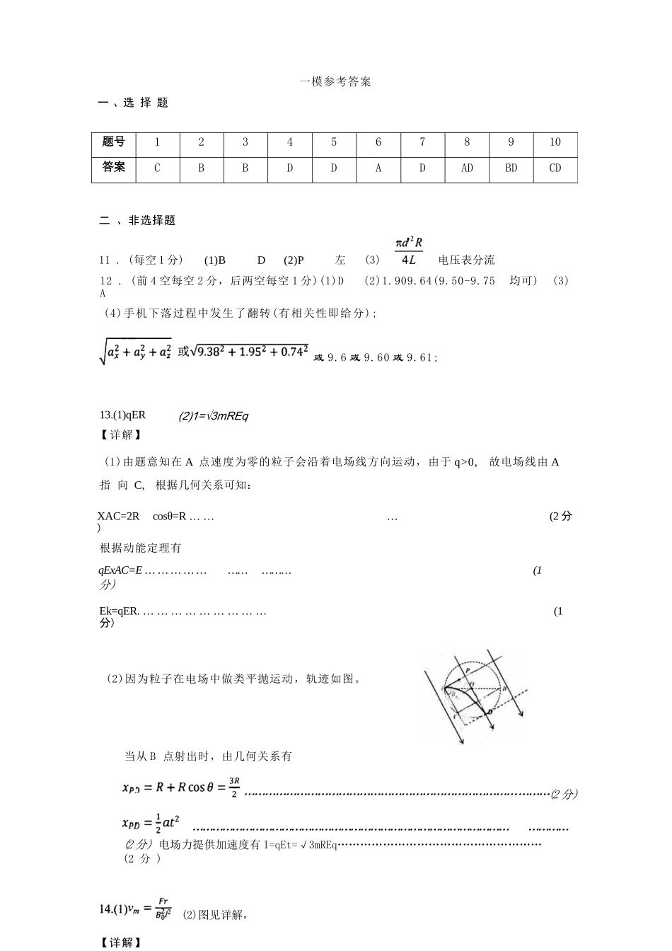 物理内蒙古呼和浩特市2026年届高三年级下学期3月第一次模拟考试(呼和浩特一模)（3.19-3.21）.docx_第1页