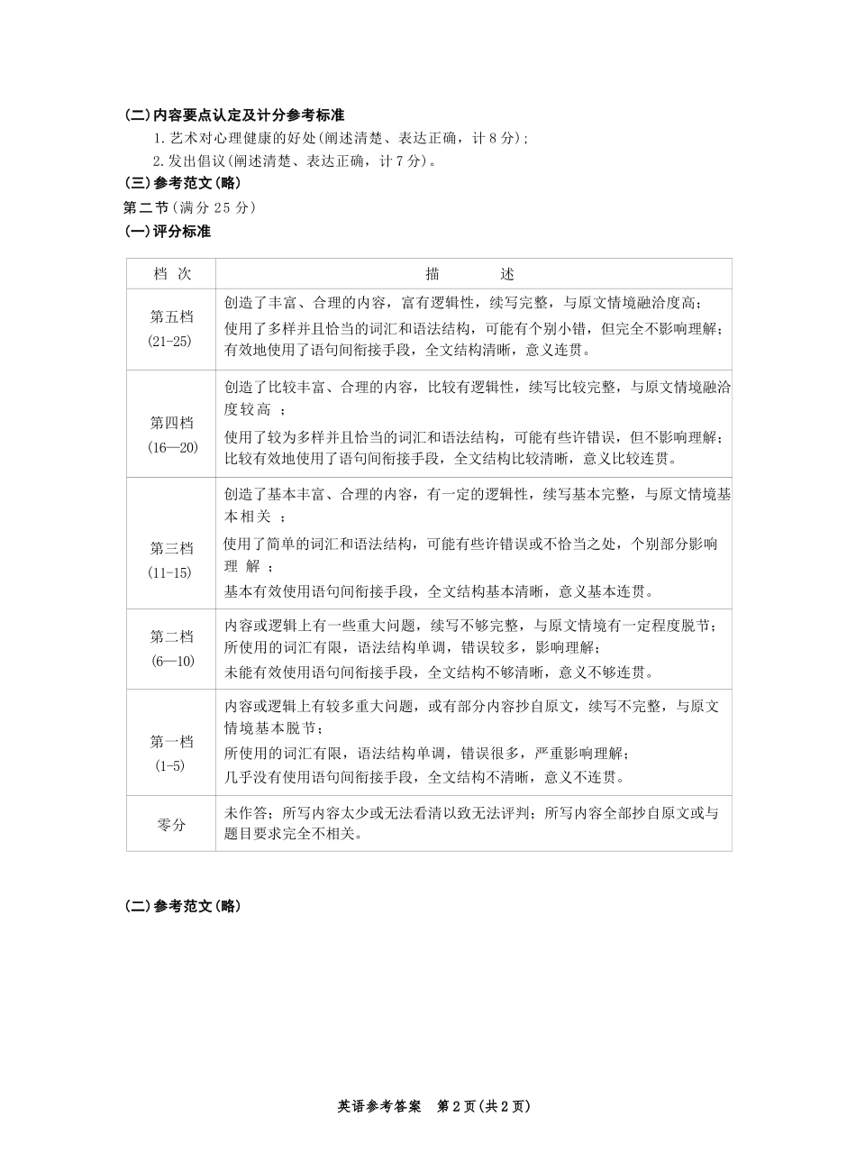 英语四川成都市2023级(2026届)高三年级第二次模拟测试(成都二诊)(3.23-3.25.docx_第2页