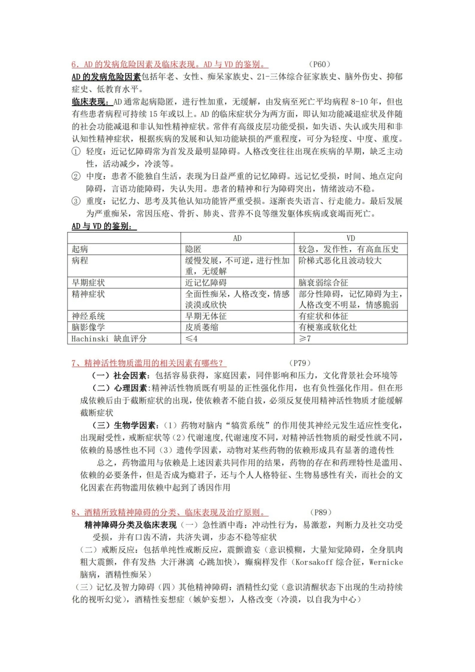 精神病学考试重点(第七版).pdf_第2页