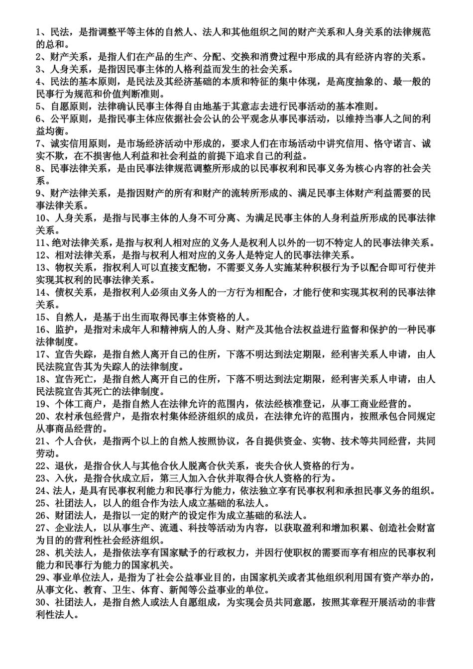 民法总论之名词解释.pdf_第1页