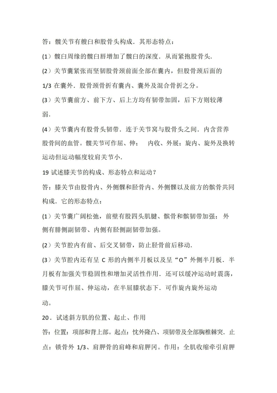 人体解剖学知识点全面大总结.pdf_第3页