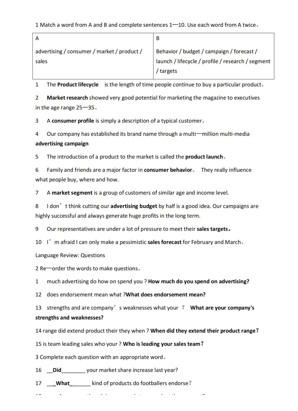 商务英语试题及答案.pdf_第1页