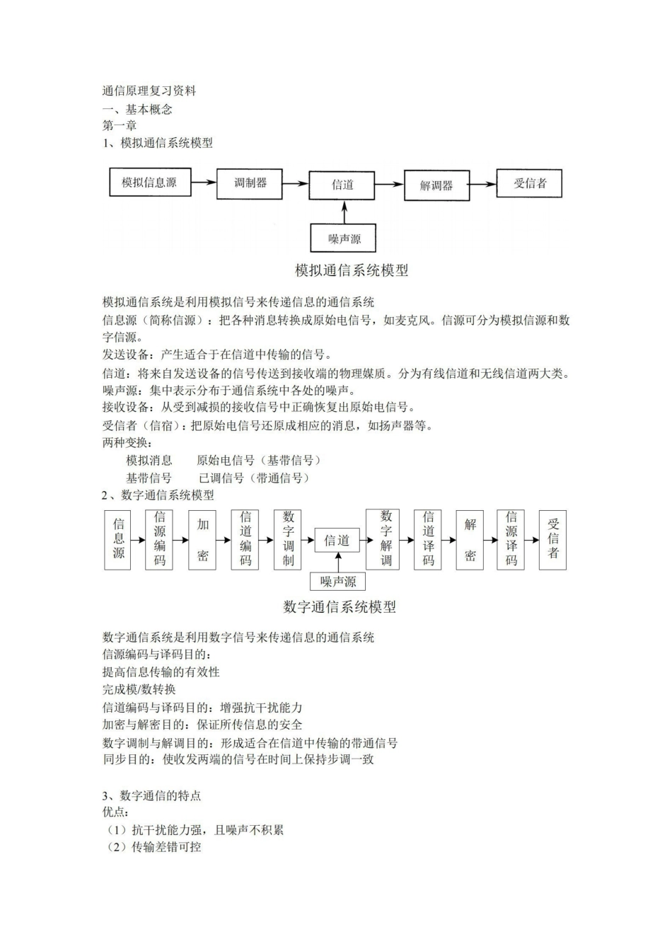 通信原理快速复习资料.pdf_第1页