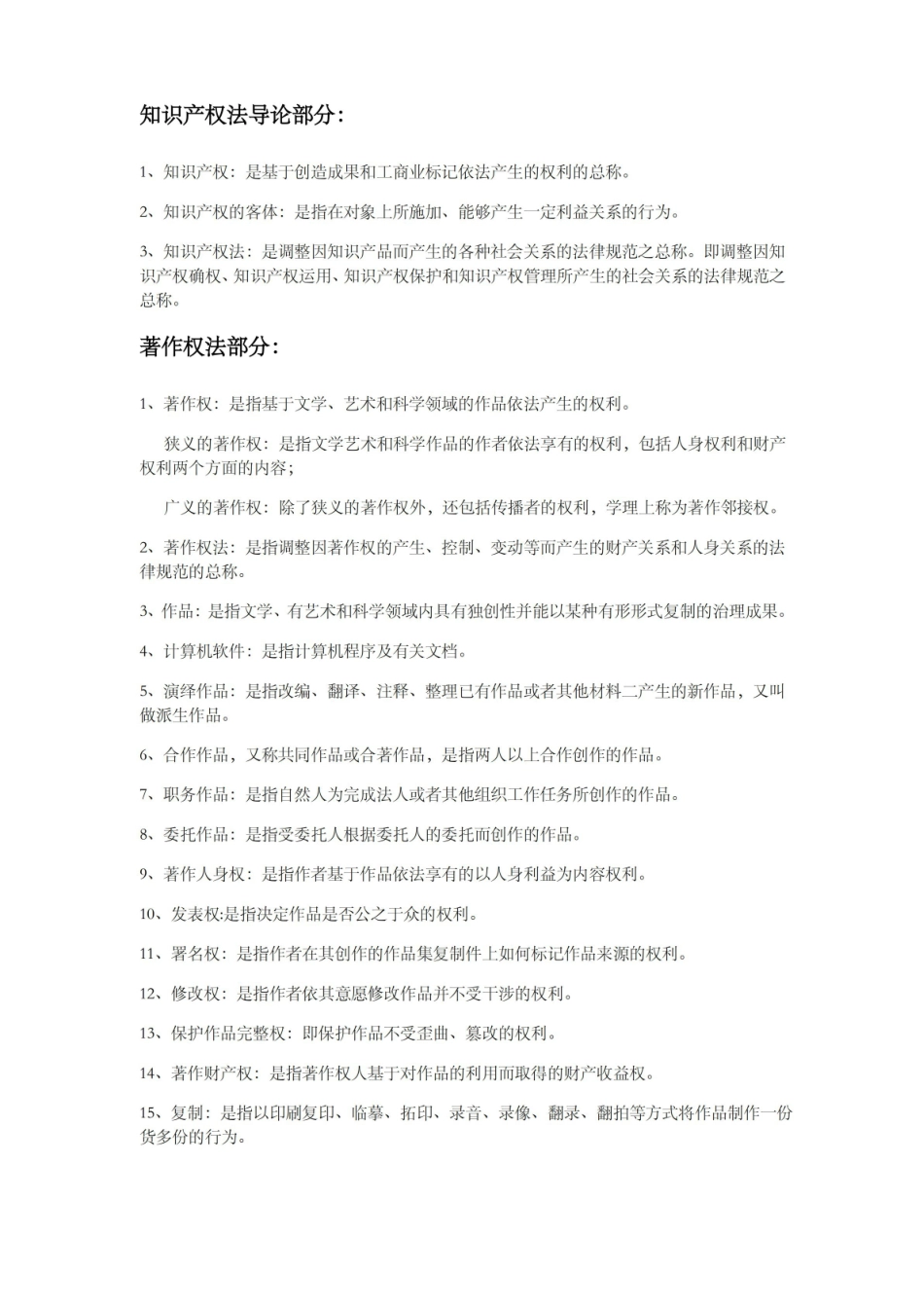 知识产权法名词解释题.pdf_第1页