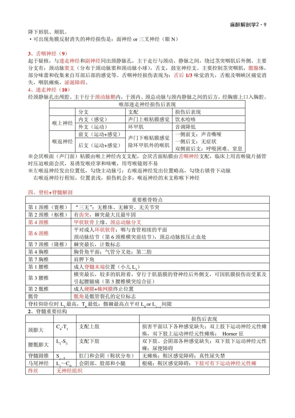 麻醉解剖学考试重点.pdf_第2页