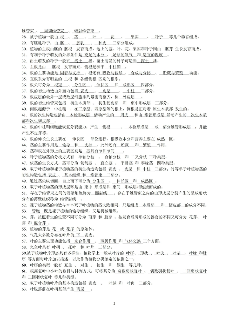 植物学试题库.pdf_第2页