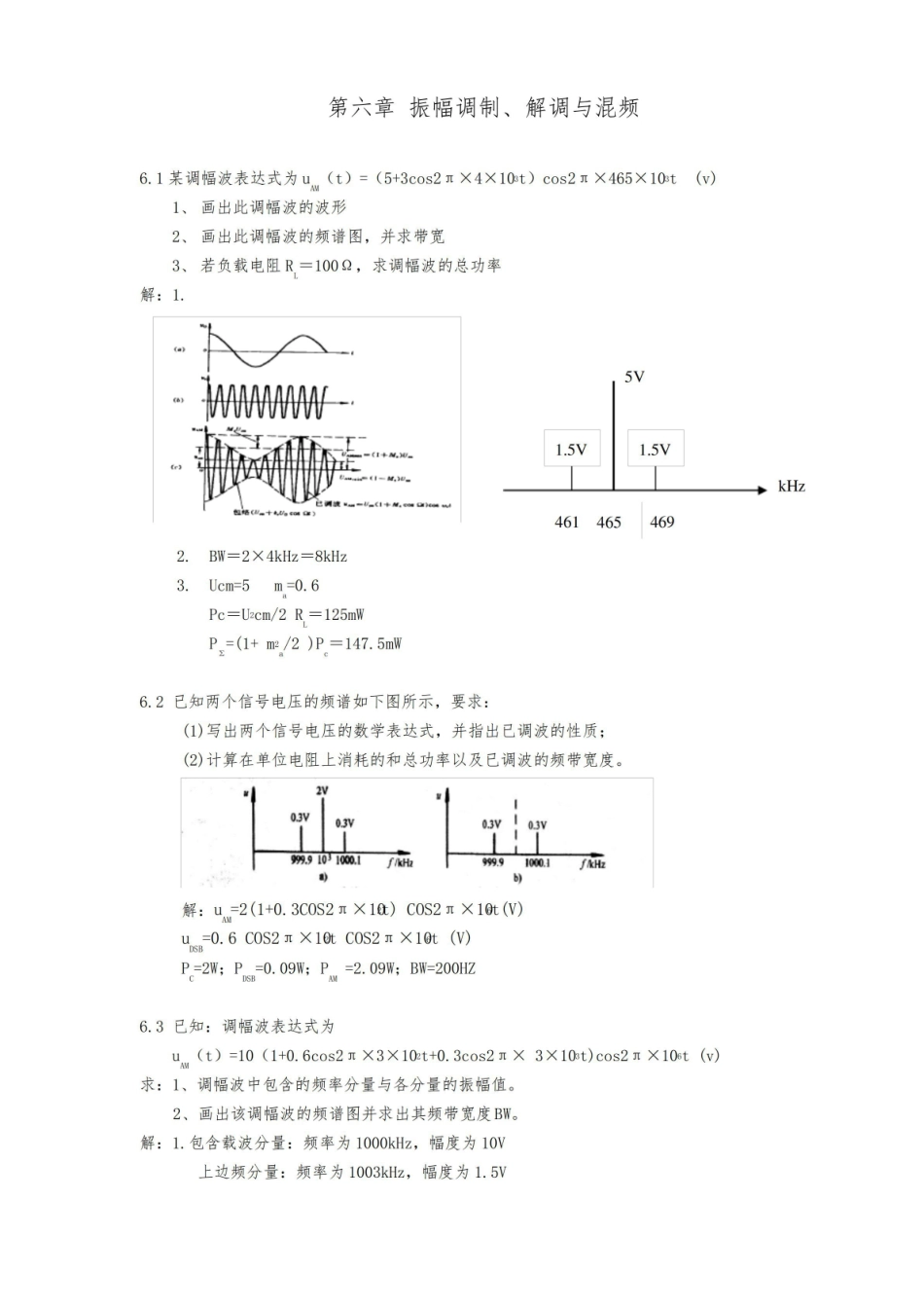 通信电子线路复习题(2)汇总.pdf_第1页