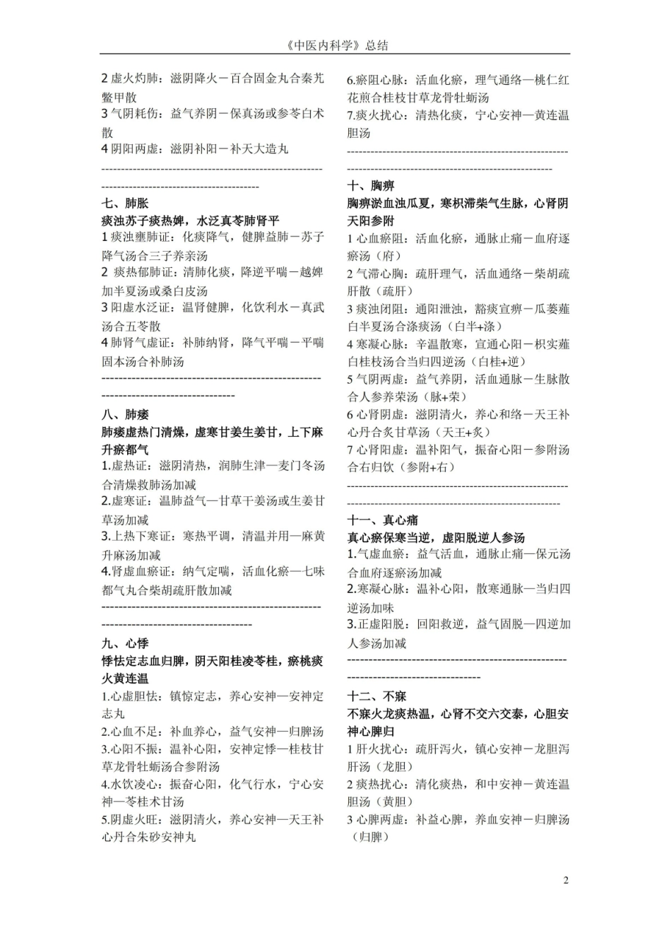 中医内科学整理(必背).pdf_第2页