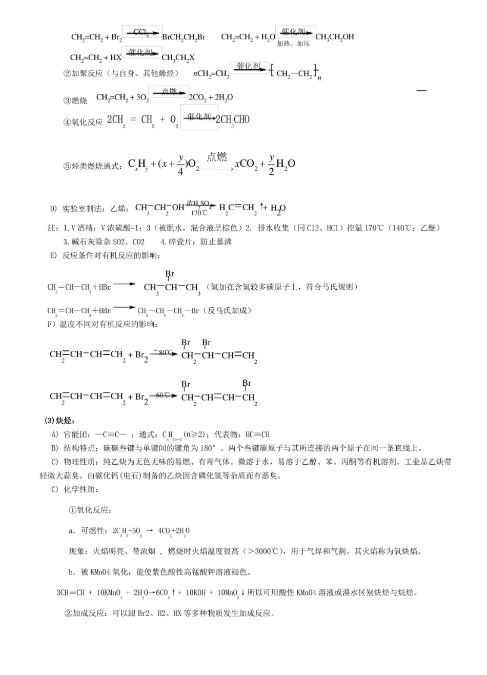 有机化学知识点总结归纳(全).pdf_第2页