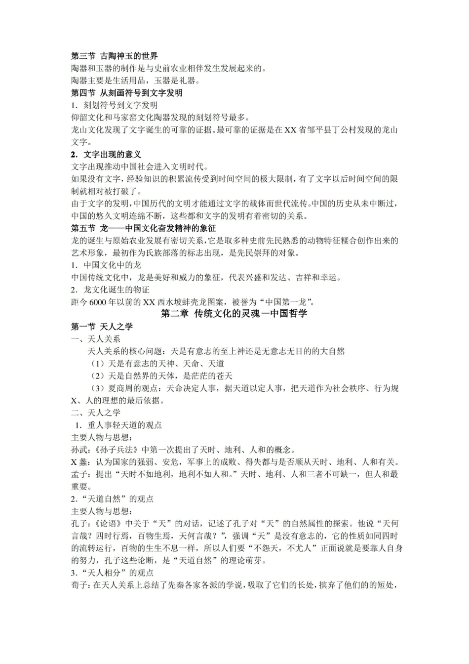 中国传统文化纲要(复习内容).pdf_第2页