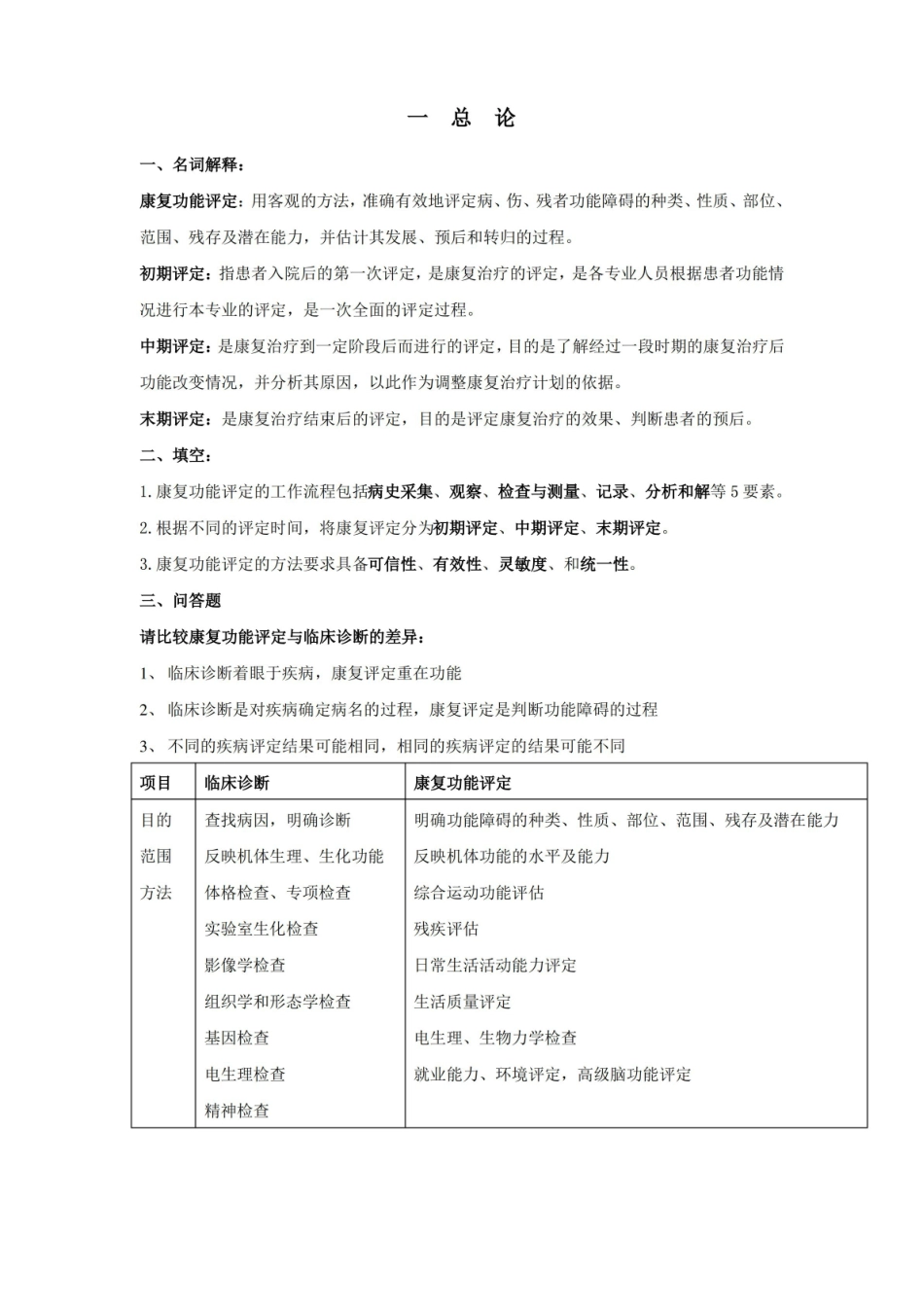 康复评定学试题及答案.pdf_第1页