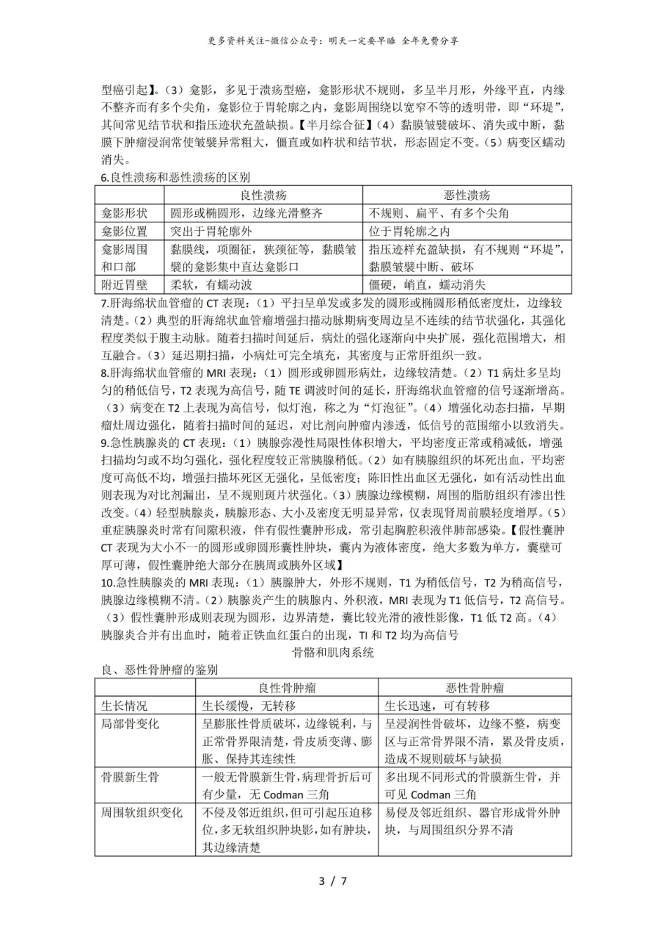 医学影像学大题和名解常见病常考点.pdf_第3页