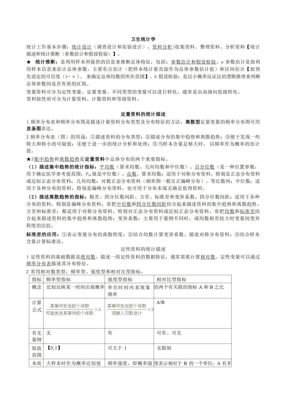 卫生统计学知识点总结.pdf_第1页