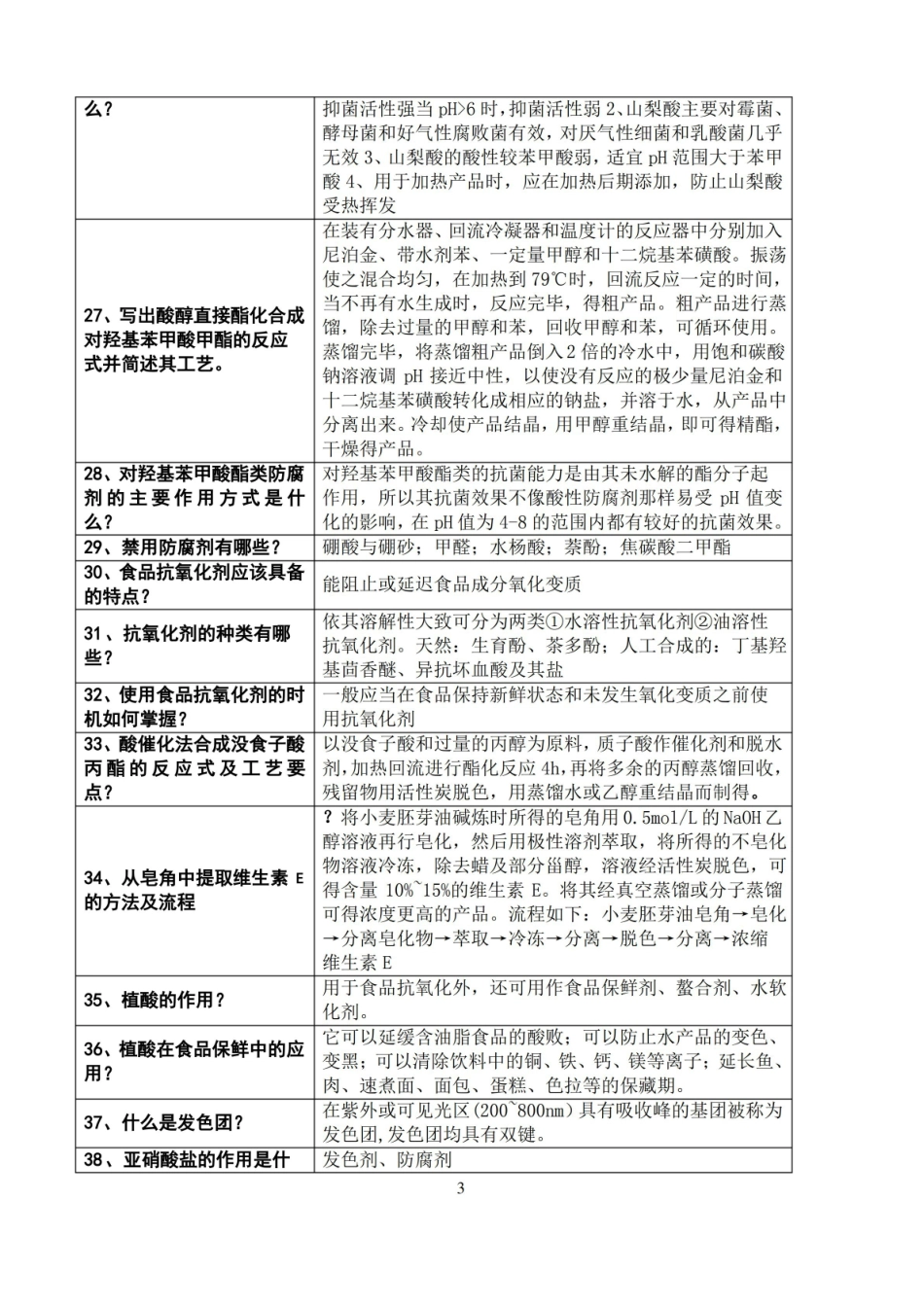 食品添加剂考试习题及答案.pdf_第3页