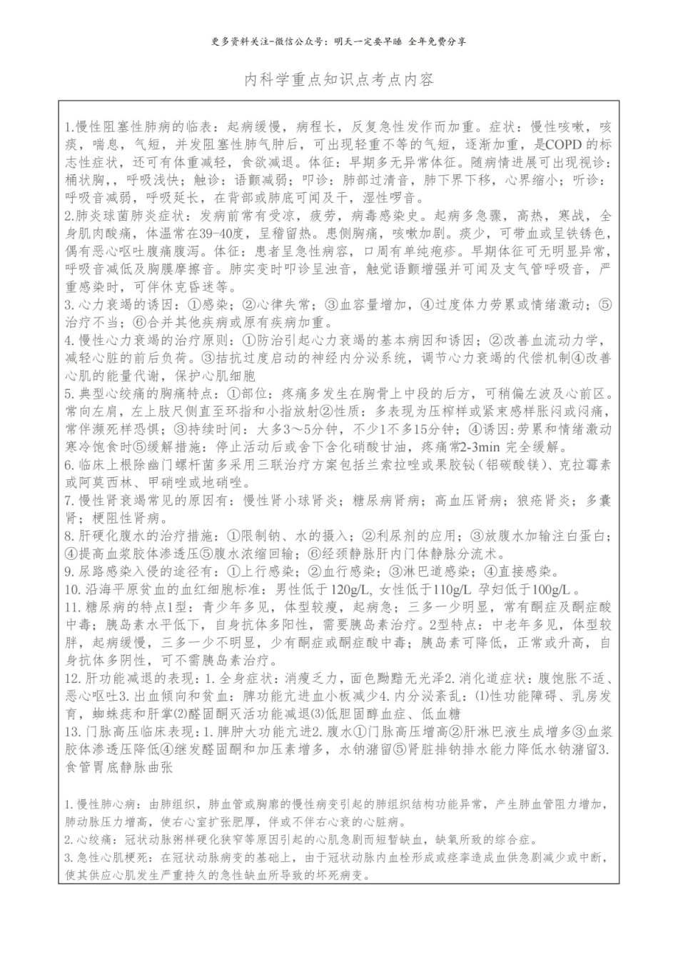 内科学重点知识点考点内容.pdf_第1页