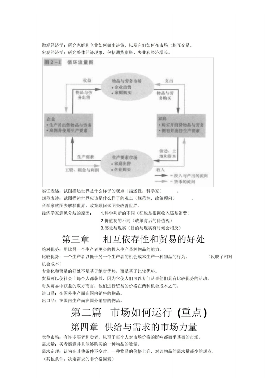 曼昆经济学原理复习大纲(超全).pdf_第2页