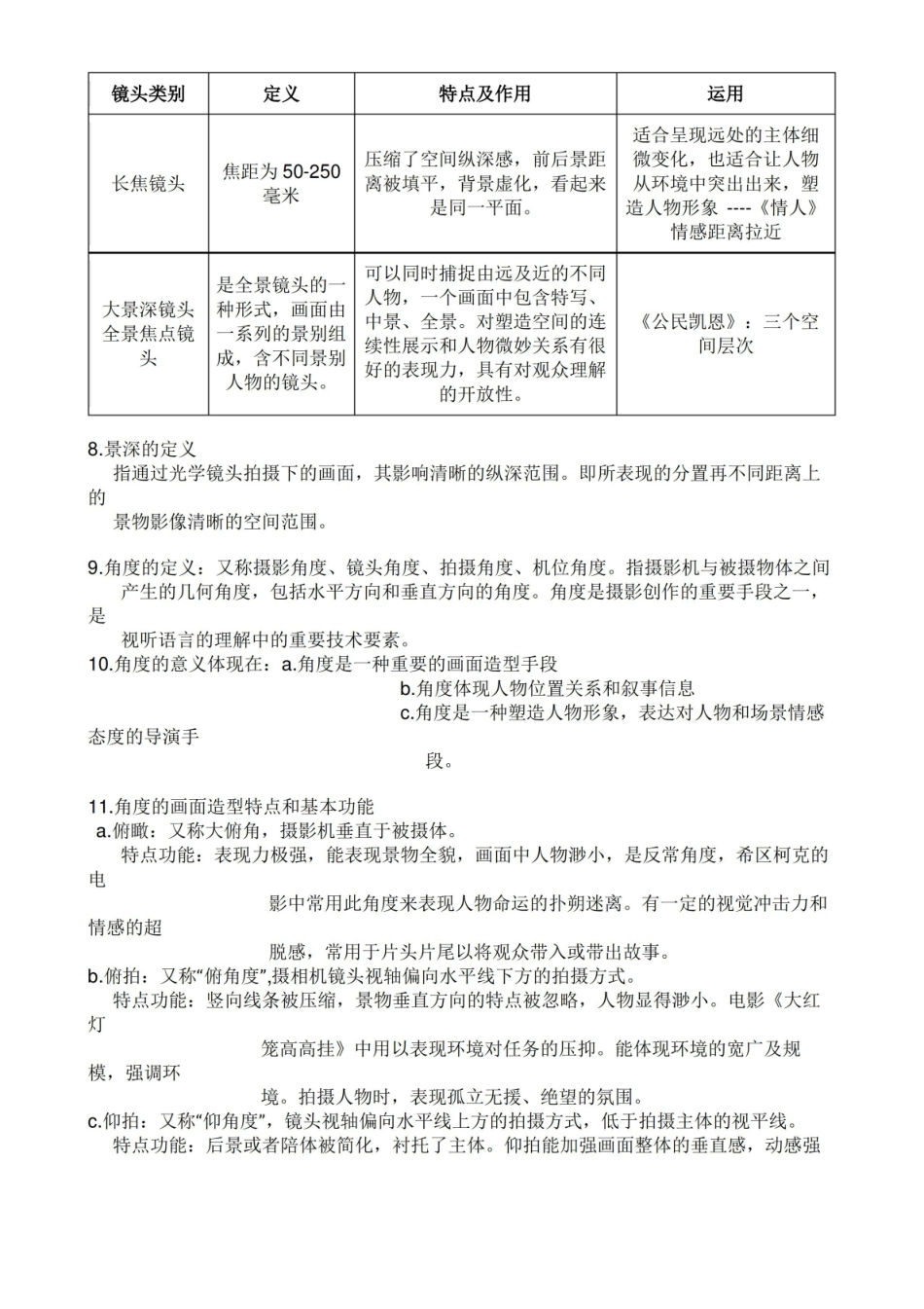 考研  视听语言复习 第一至三章 知识点总结.pdf_第3页