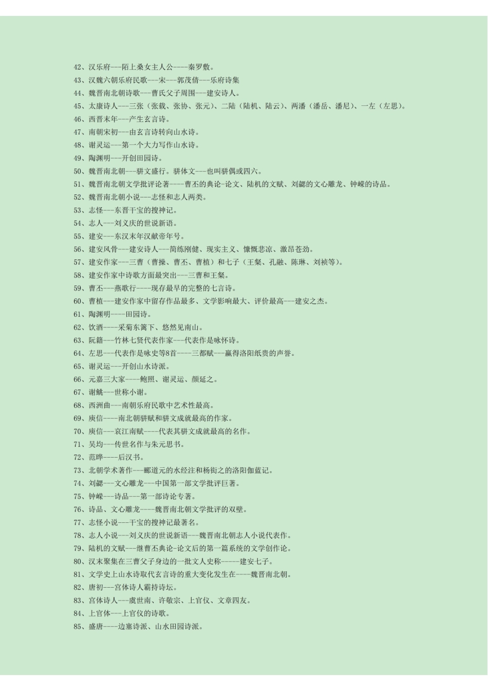 林青松:中国文学与中国文化知识应试指南重点笔记.pdf_第2页