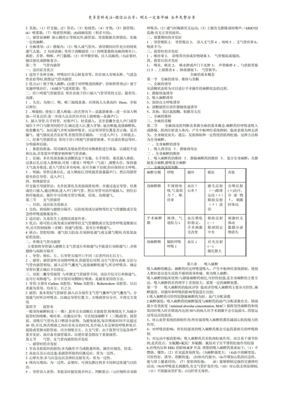 临床麻醉学重点笔记1.pdf_第3页
