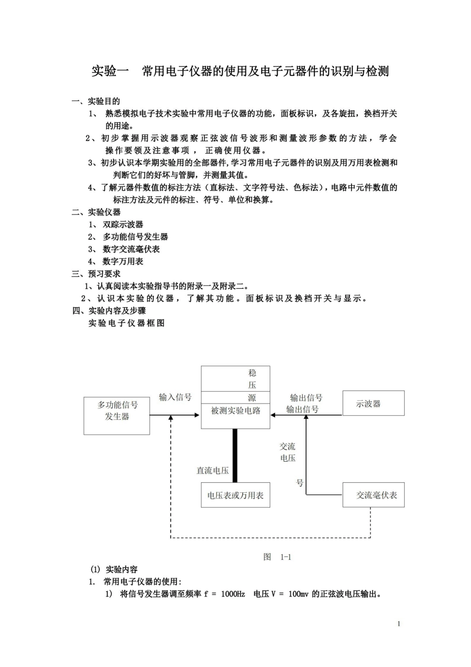 模拟电子技术基础实验指导书(童诗白).pdf_第1页