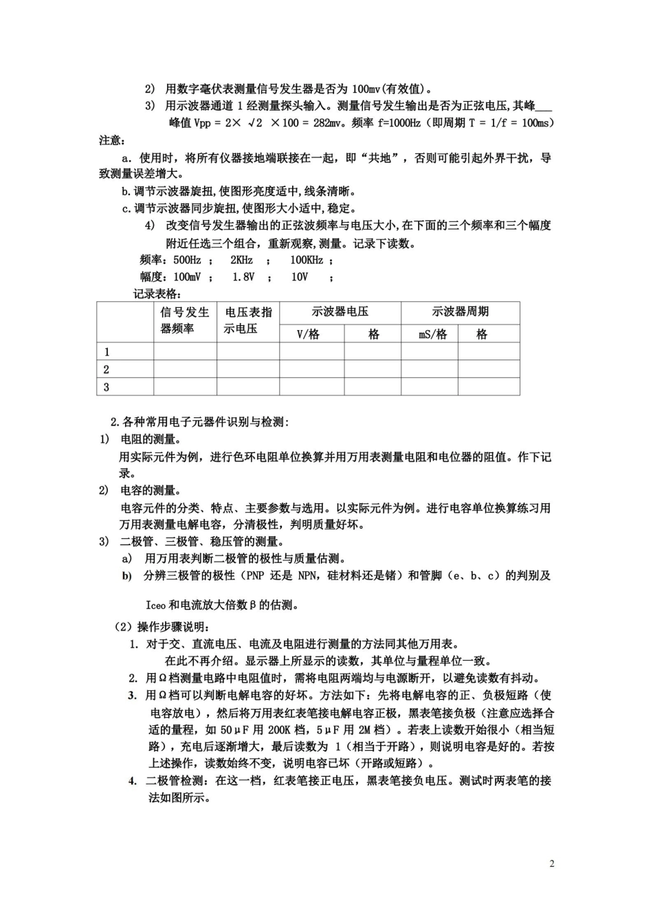 模拟电子技术基础实验指导书(童诗白).pdf_第2页