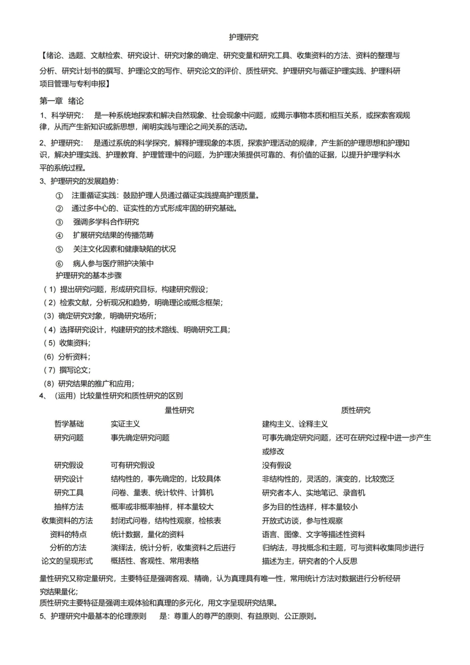 人卫第六版护理研究重点.pdf_第1页