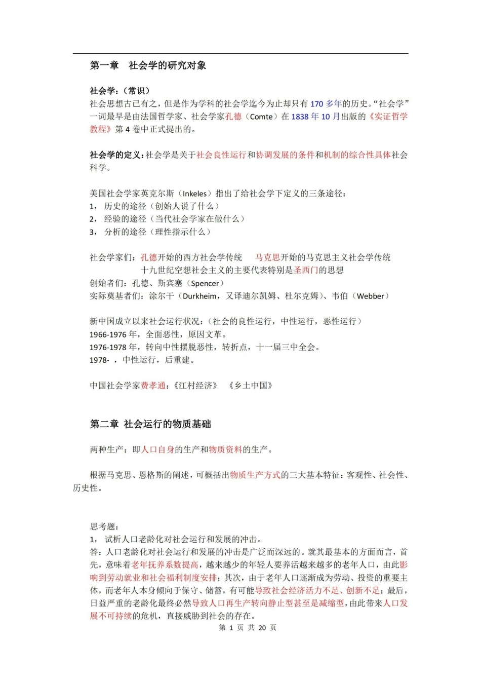 社会学概论重点整理.pdf_第1页