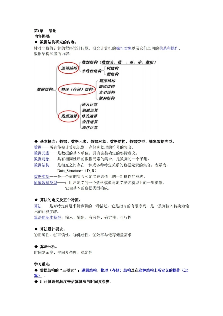 数据结构知识点全面总结—精华版.pdf_第1页
