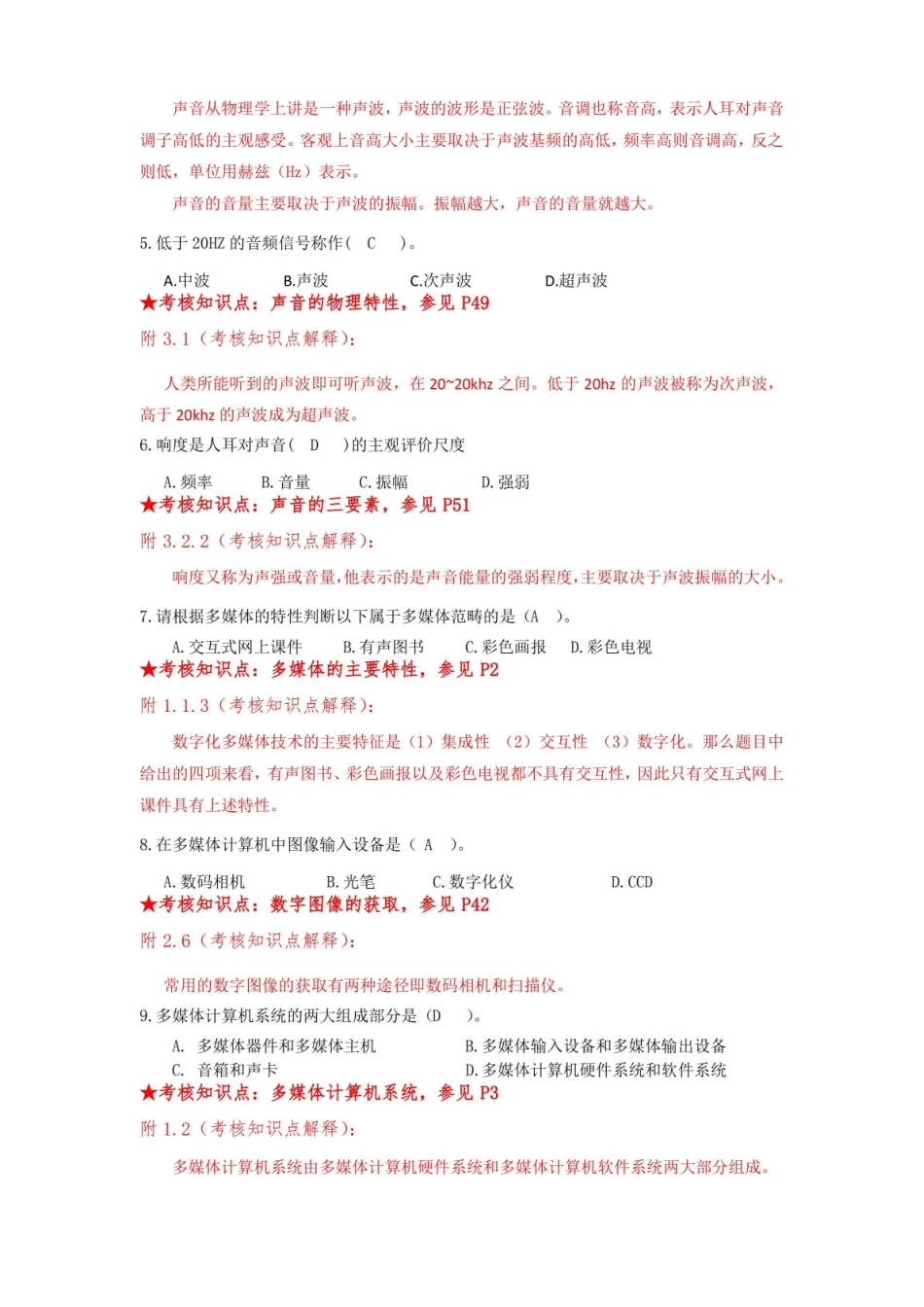 数字媒体技术复习资料.pdf_第3页