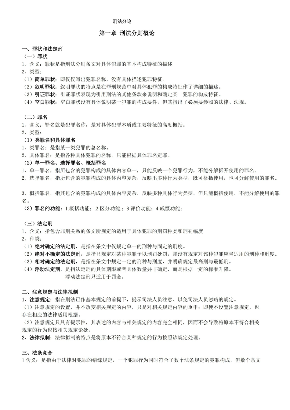 刑法分论期末考试重点精华总结.pdf_第1页