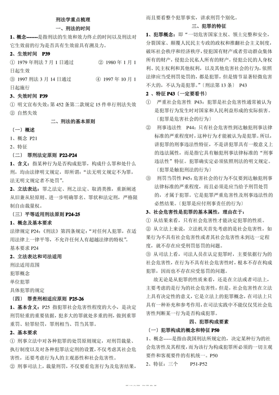 刑法学期末考试重点整理.pdf_第1页