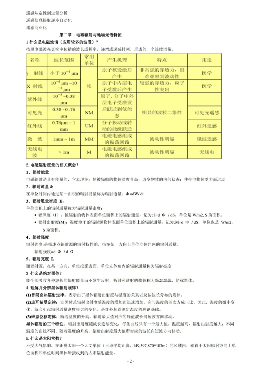 遥感导论复习整理(期末考试).pdf_第2页