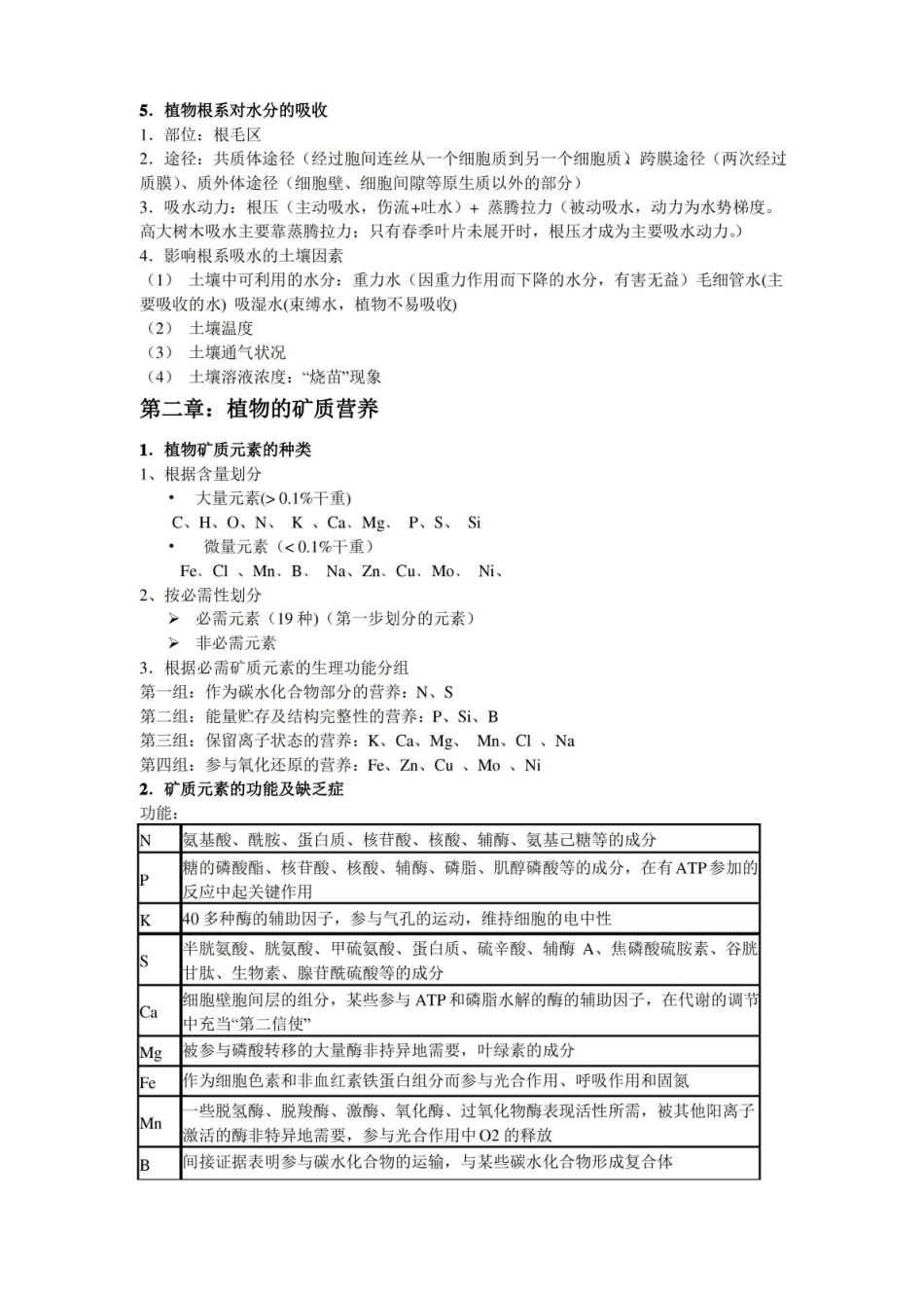 植物生理学重点知识整理.pdf_第3页