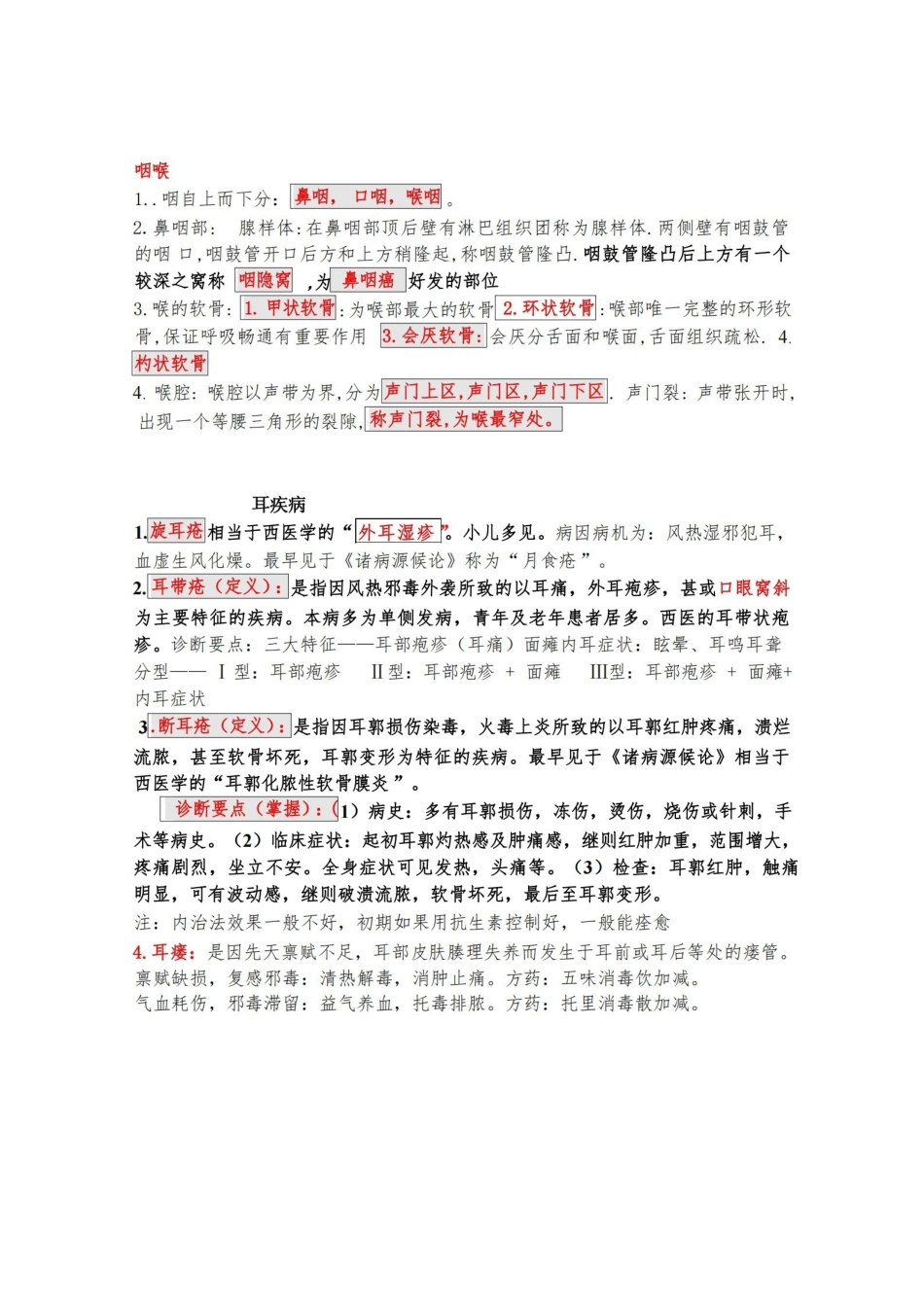 中医耳鼻喉重点笔记.pdf_第3页