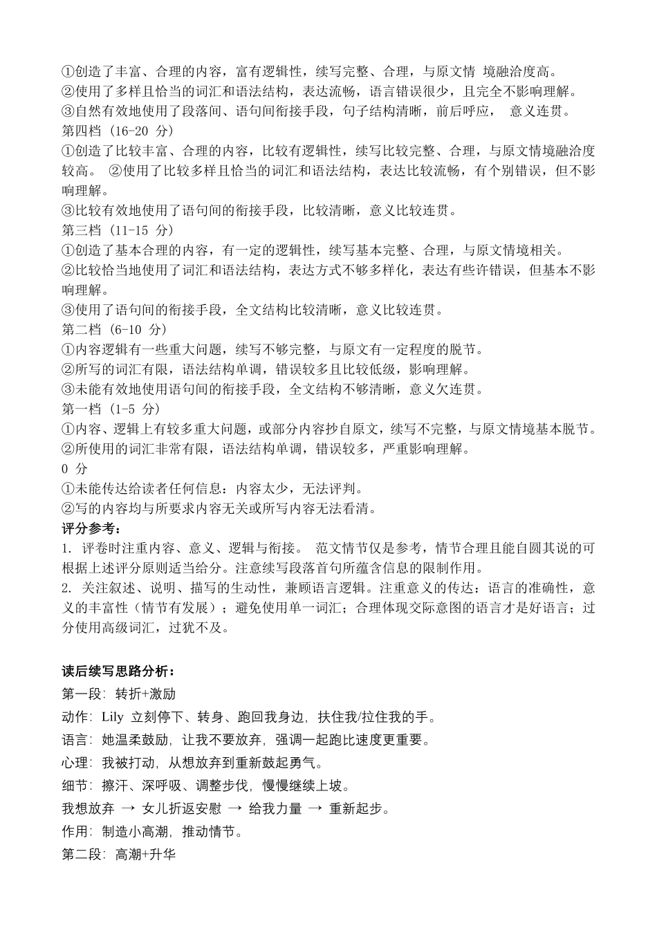 2026年普通高中学业水平4月调研英语答案.pdf_第3页