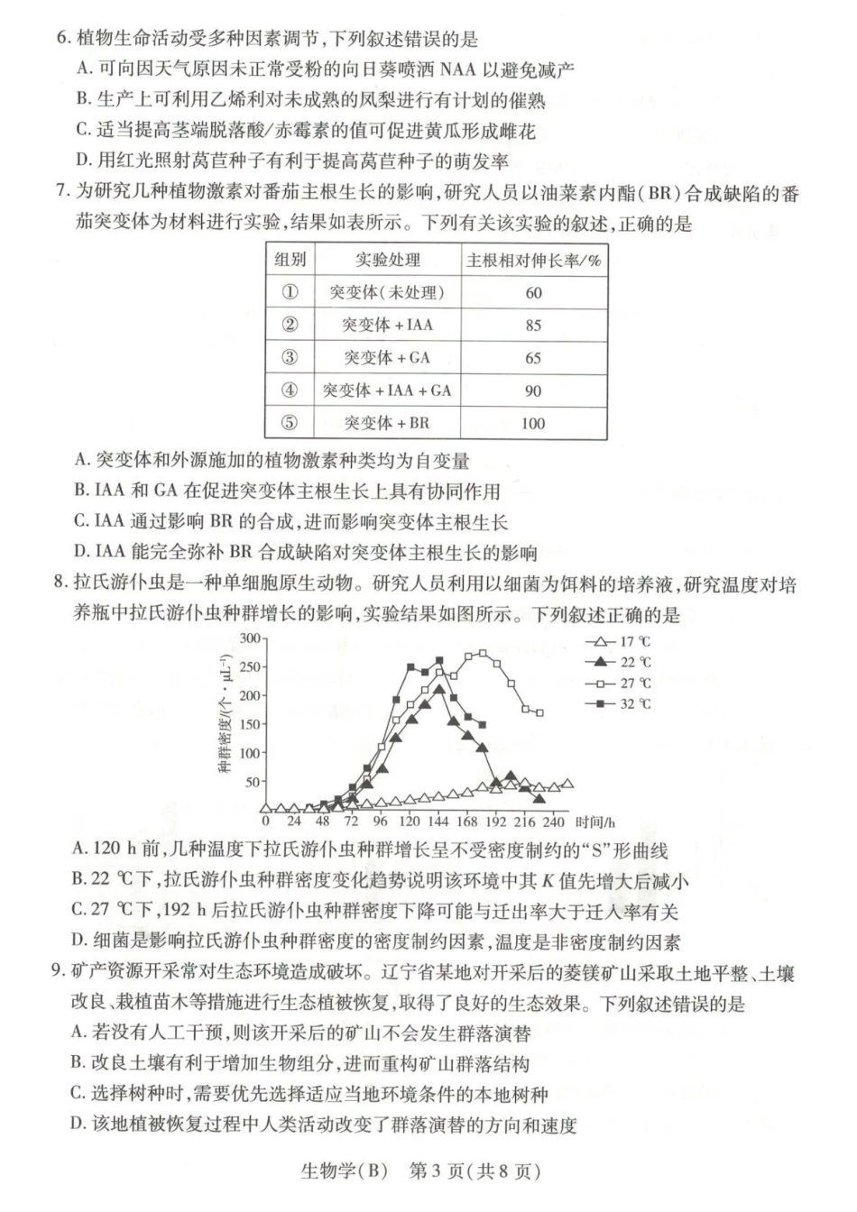 生物(4.1-4.2)安徽T-Y大联考多校2025-2026学年高二年级下期4月联考(4.1-4.2).docx_第3页