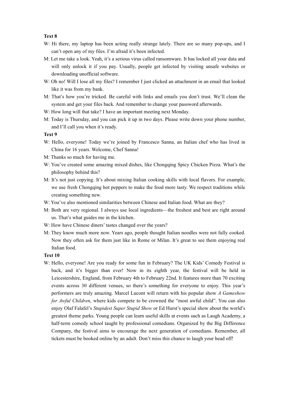 英语河北保定市2026届高三年级第一次模拟考试(保定一模)(4.7-4.9)(1).pdf_第3页