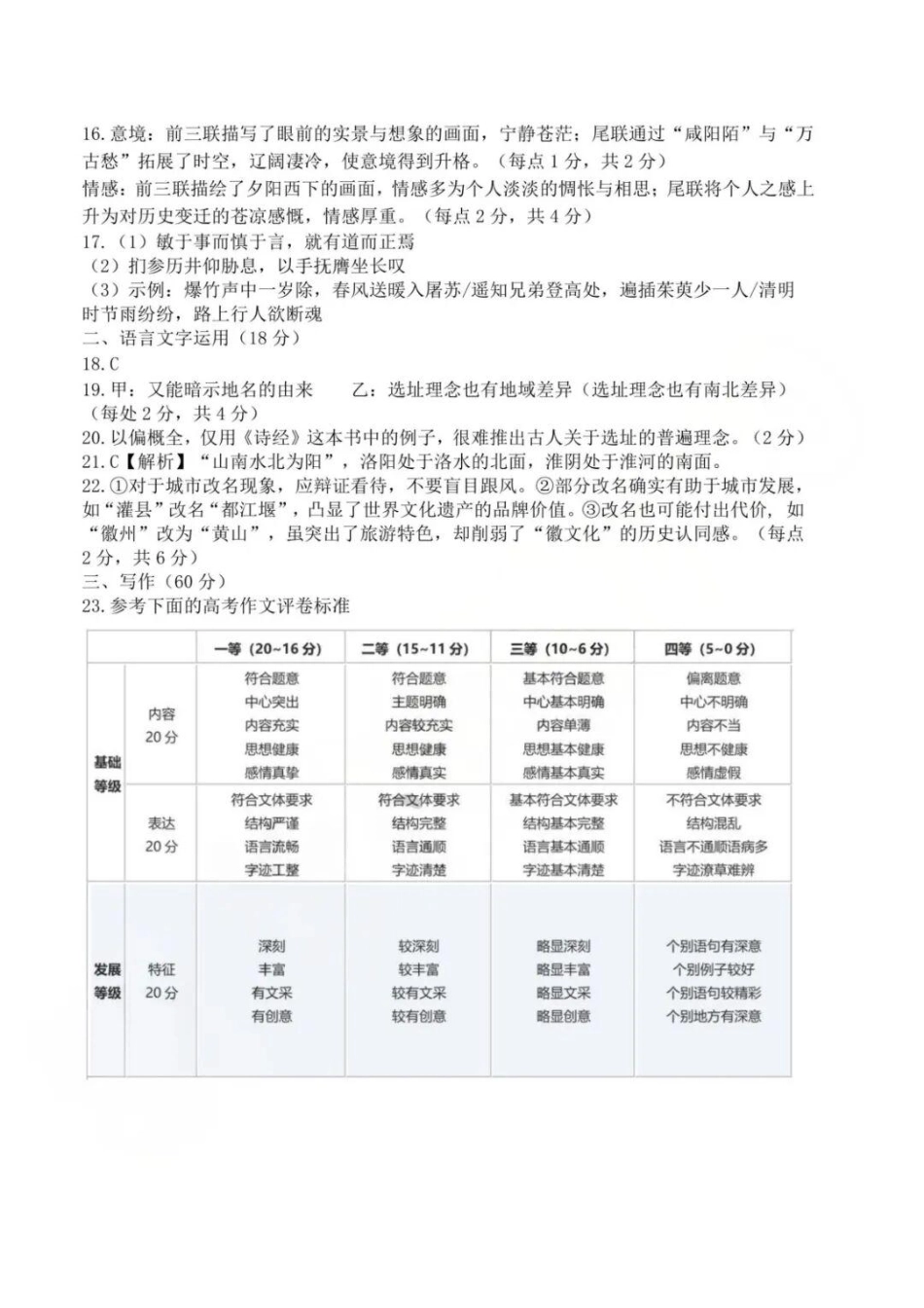 语文浙江杭州市2025学年第二学期杭州市高三年级教学质量检测(杭州二模)(4.7-4.9)(1).pdf_第2页