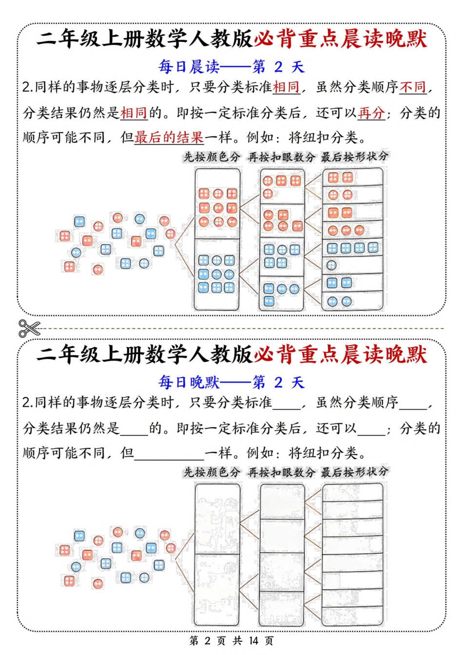二年级(上)数学晨读晚默综合每日一练.pdf_第2页
