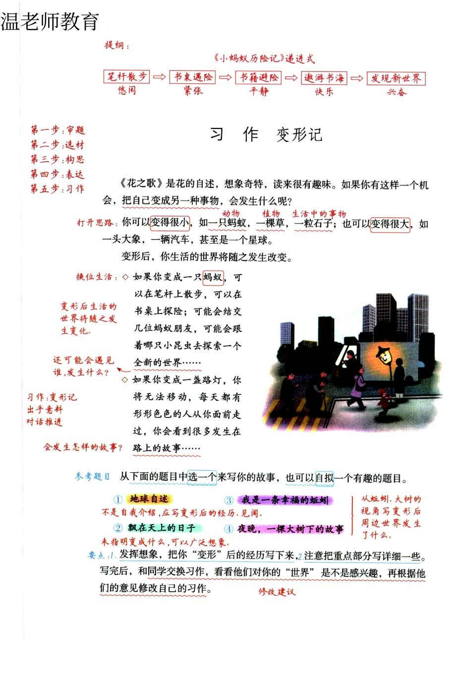 六年级（上）语文期末《写作框架+范文》专项练习(3).pdf_第1页