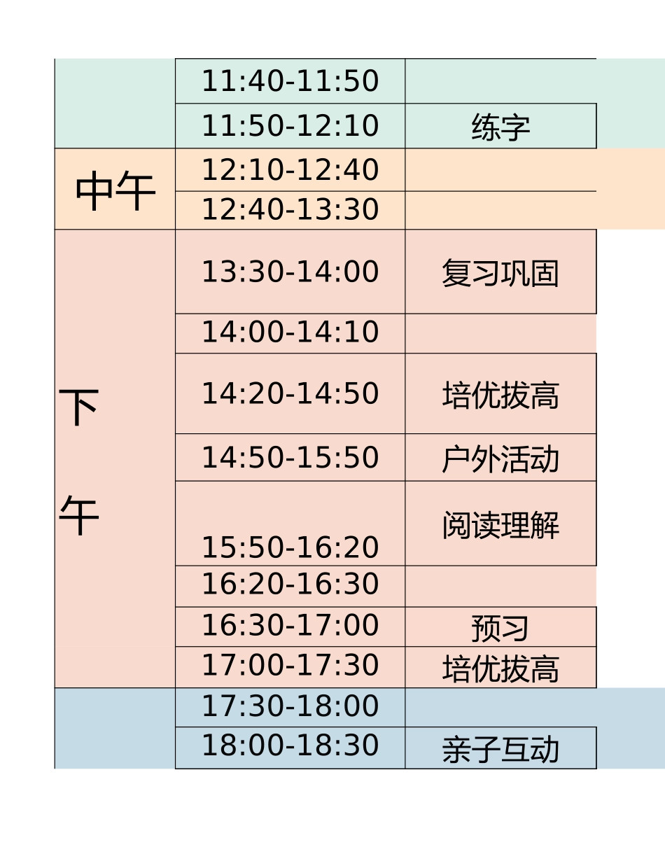 六年级-寒假衔接逆袭计划表(3).xlsx_第2页