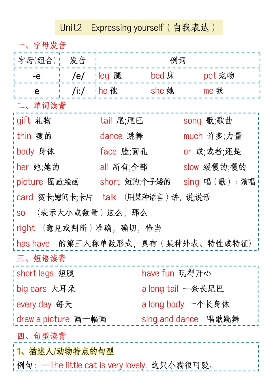 三下英语知识点汇总【张老师专属】(1).pdf_第3页