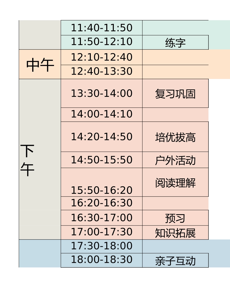 四年级-寒假衔接逆袭计划表(3).xlsx_第2页