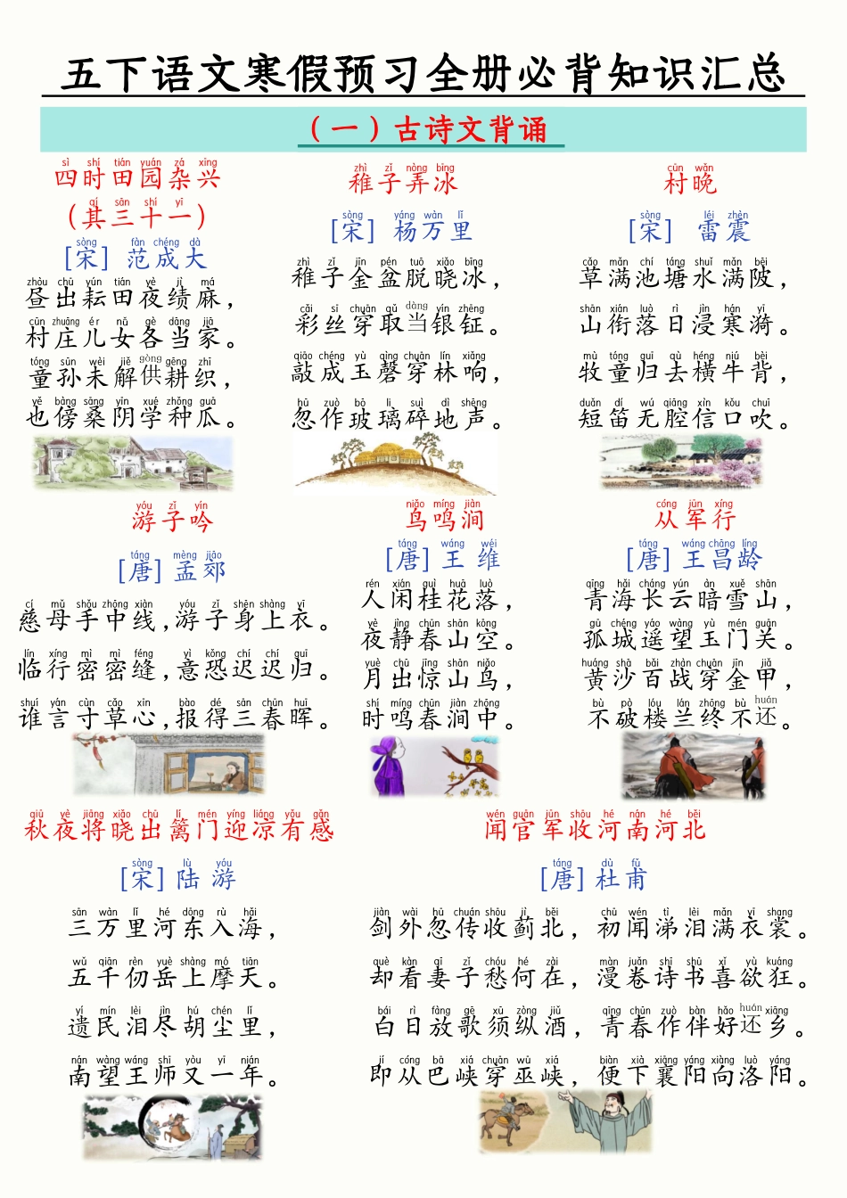五年级(下)语文知识汇总(2).pdf_第1页