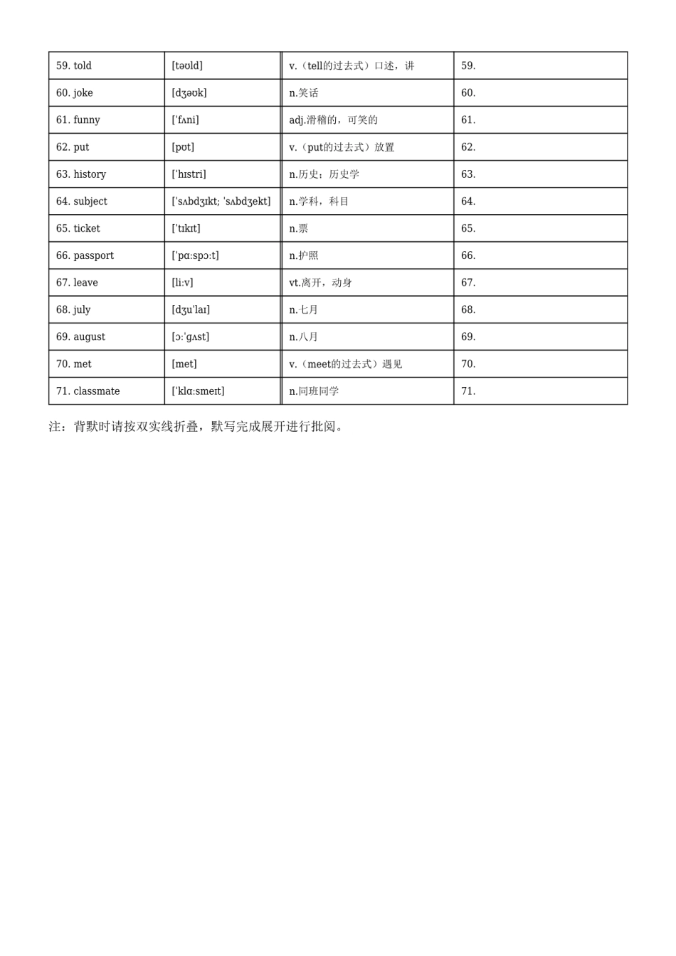 五下英语单词默背卡-【小张老师专属】.pdf_第3页
