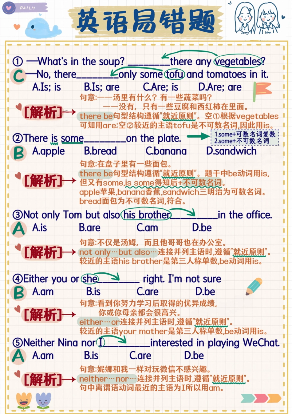 英语易错题-就近原则-1.pdf_第2页