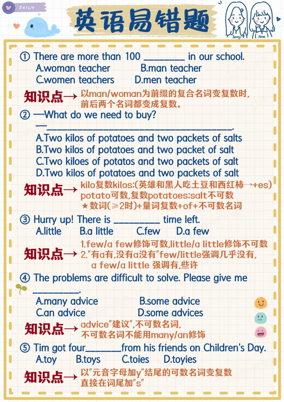 英语易错题-名词1.pdf_第2页
