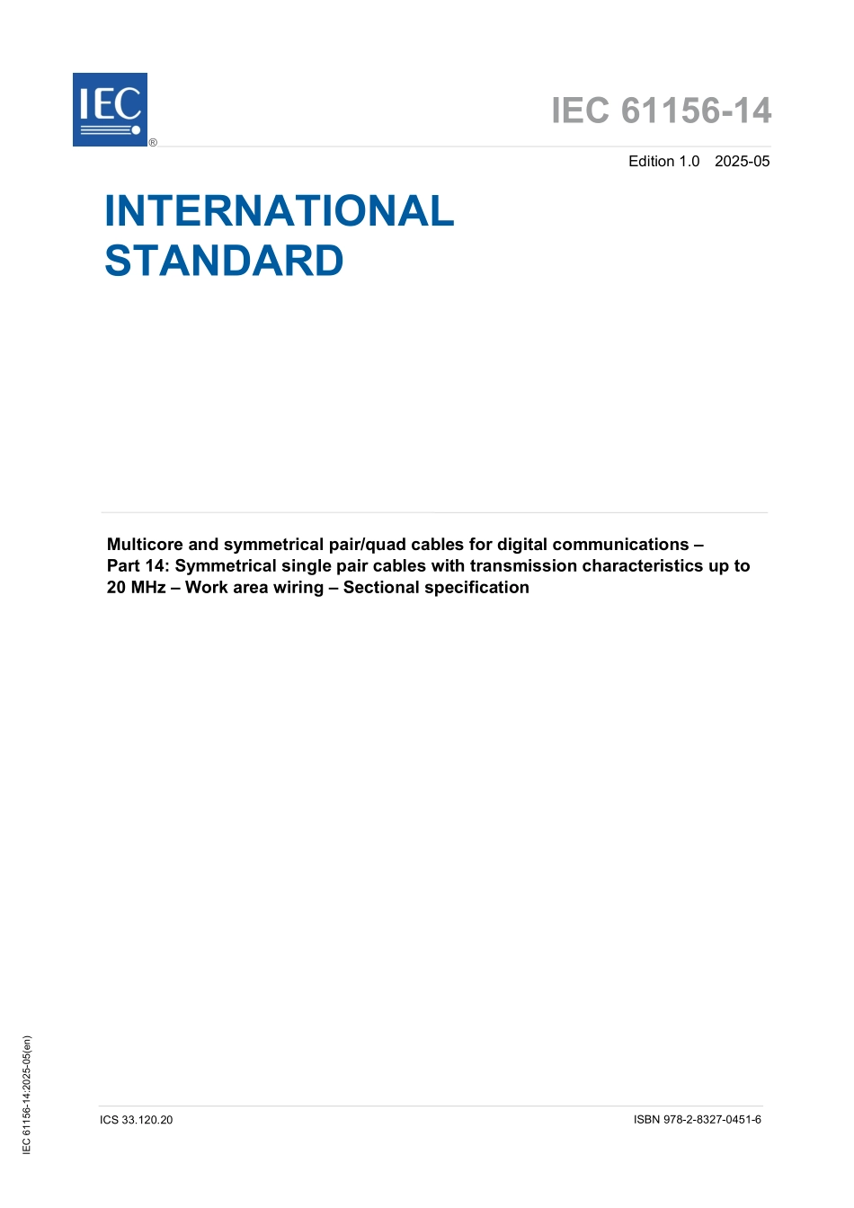 IEC 61156-14-2025.pdf_第1页