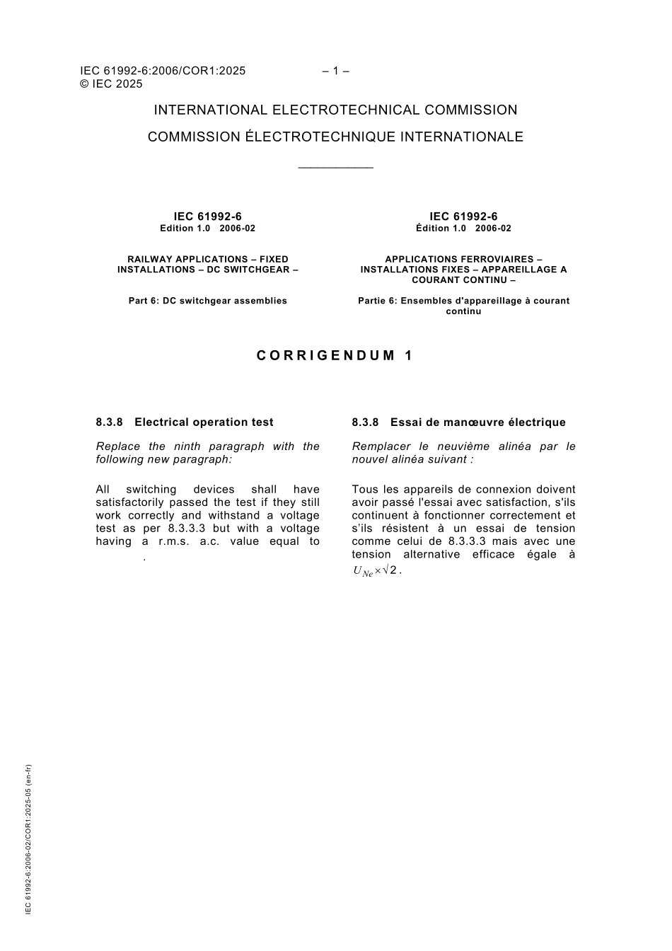 IEC 61992-6-2006 cor1-2025.pdf_第1页